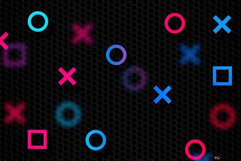 Playstation Buttons 4K wallpaper download