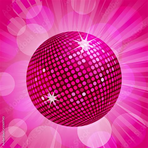 "abstract pink disco ball background" Stock image and royalty-free vector files on Fotolia.com ...