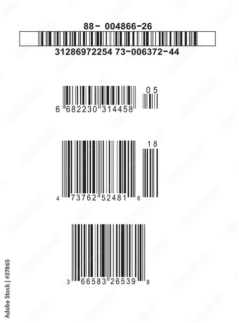 fake barcodes Stock Illustration | Adobe Stock