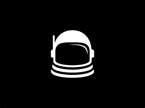 Astronaut Helmet Logo by Pascal Graf on Dribbble