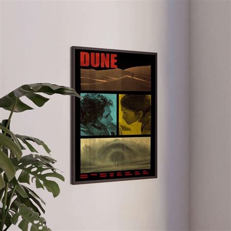 Dune Movie Poster Timothee Chalamet Zendaya Poster for Gift Room Decor ...