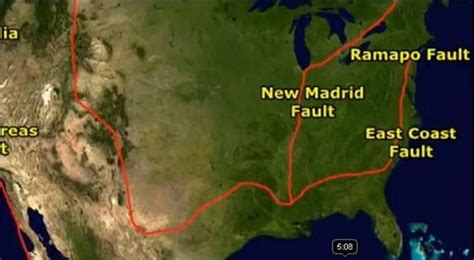 East Coast Fault Line Map - China Map Tourist Destinations