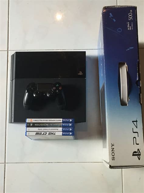 Sony PS4 500GB, Video Gaming, Video Game Consoles, PlayStation on Carousell