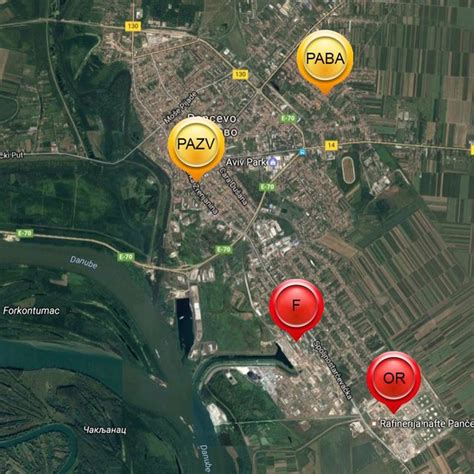 Fig. S-3. Map of sampling locations in Drmno, Kostolac and Stari ...