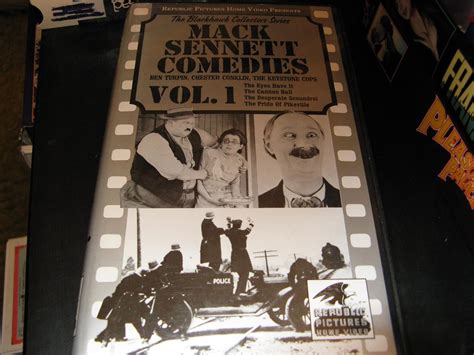 Amazon.com: Mack Sennett Comedies Vol. 1 [VHS] : Keystone Cops, Ben ...