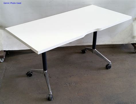 White Folding Table On Wheels Lot - Lot 1163532 | ALLBIDS