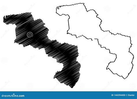 Aragua State map vector stock vector. Illustration of county - 144394400