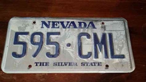 1926 Nevada License Plate Pair New Old Stock