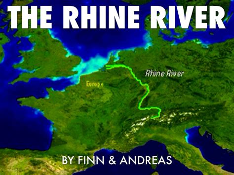 Rhine River Map Europe