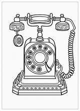 Telephone Coloring Pages  Fun Learning & Creative – MrColoringCom sketch template