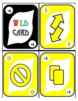 Uno Yellow Skip Card | Uno Reverse Card