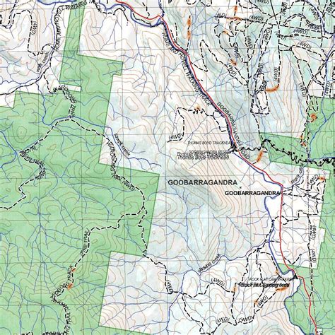 Getlost Map 8527 TUMUT NSW Topographic Map V15 1:75,000 by Getlost Maps ...