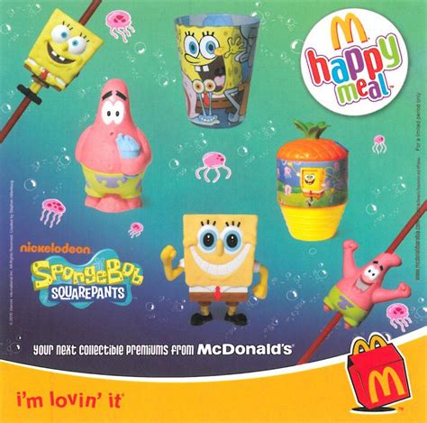 McDonald’s Happy Meal Toys – May 2011 – Spongebob Squarepants – Kids Time