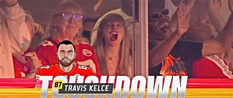 Taylor Swift Yelled ‘Let’s F**king Go!’ After Travis Kelce Caught A Touchdown Against The Bears ...