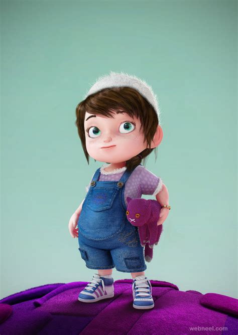 Boy 3d Cartoon Character 14