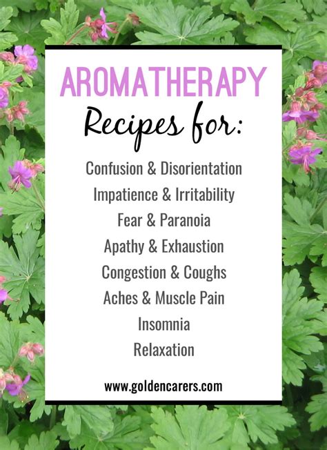 Aromatherapy Recipes