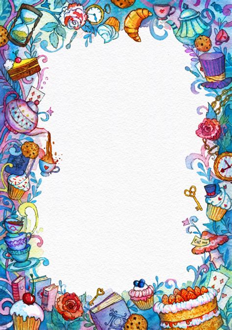 Alice in Wonderland, illustrations and calligraphy on Behance