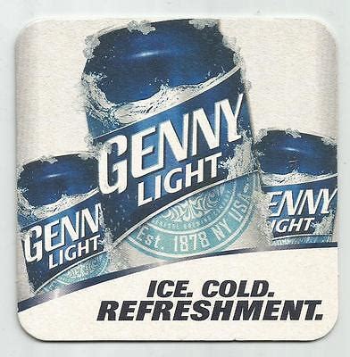 16 Genesee Genny Light Beer Coasters | eBay