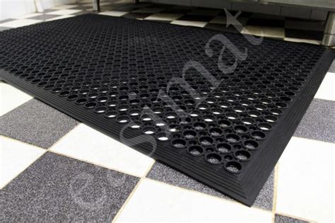 Large Heavy Duty Industrial Rubber Mat 5ft x 3ft FED 21514 - Easimat