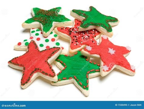 Star Shaped Cookies Royalty Free Stock Photo - Image: 7330495