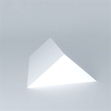 Triangle Tent free 3D Model MAX OBJ 3DS FBX STL SKP | CGTrader.com