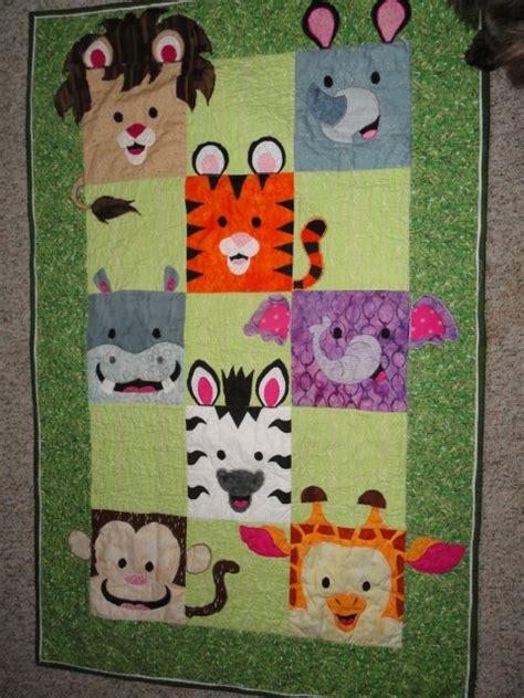 Jungle baby quilt - Quiltingboard Forums