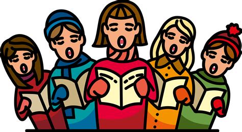 Free Christmas Carolers Clipart Png Sharp Details