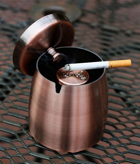 Cigarette&Cigar Smokers Waterproof Windproof Indoor Outdoor Ashtray ...