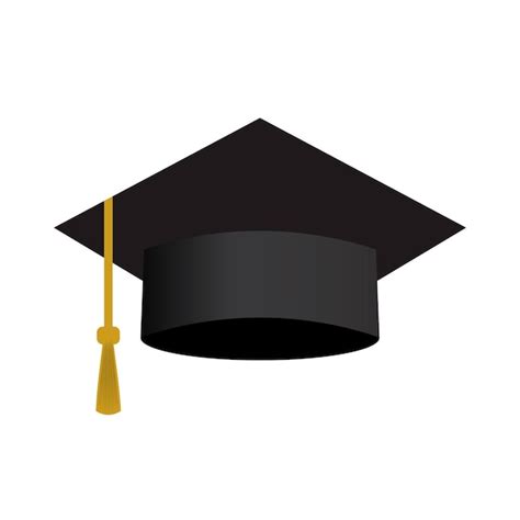 Premium Vector | Graduation cap vector icon isolated on white University or college graduation ...