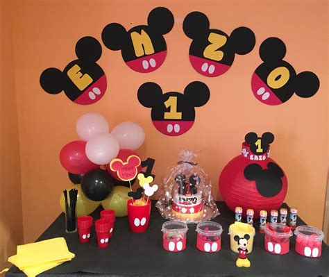 Resultado de imagen para cumpleaños de mickey mouse | Festa aniversario, Aniversario, Festa