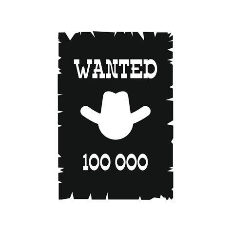 Wanted poster icon 14150391 Vector Art at Vecteezy