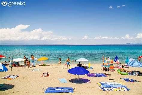 Halkidiki Hanioti beach: Photos, Map | Greeka