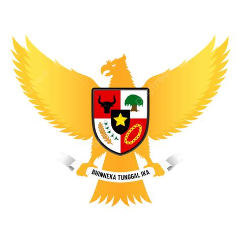 Indonesian State Symbol With Garuda Bird And Pancasila Vector, Indonesian State Symbol, Eagle ...