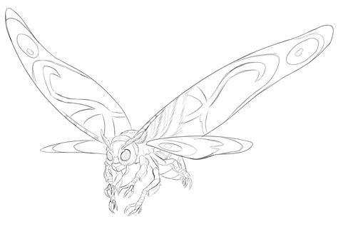 i've drawn Mothra : r/GODZILLA