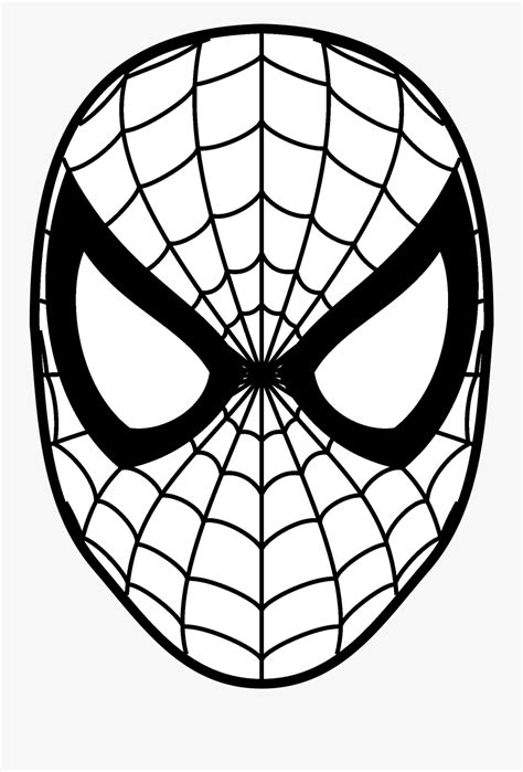 Spider Man Logo Png Transparent & Svg Vector - Spiderman Face , Free ...