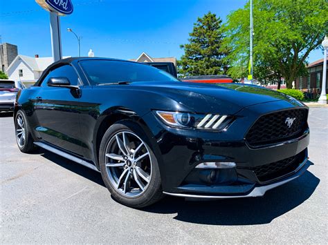 Used 2017 Ford Mustang EcoBoost Premium Convertible for Sale in Berne IN 46711 Moser Motor Sales