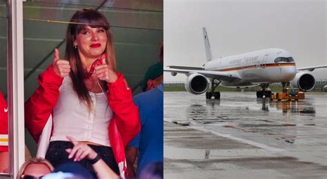 Fans Can't Believe Price Of Taylor Swift's Jet For Super Bowl 58