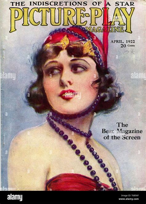 Vintage movie magazine cover - Picture-Play April 1922 Stock Photo - Alamy