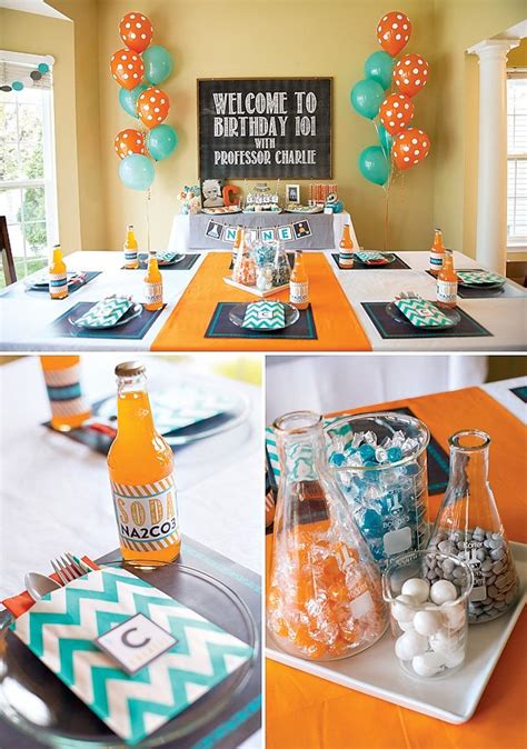 Cool Chemistry Inspired Science Party {9th birthday} // Hostess with the Mostess®