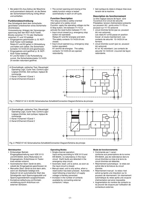 Pilz Pnoz X3 Safety Relay Wiring Diagram