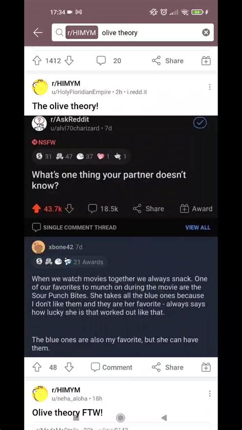 ThE oLiVe ThEoRy : r/HIMYM