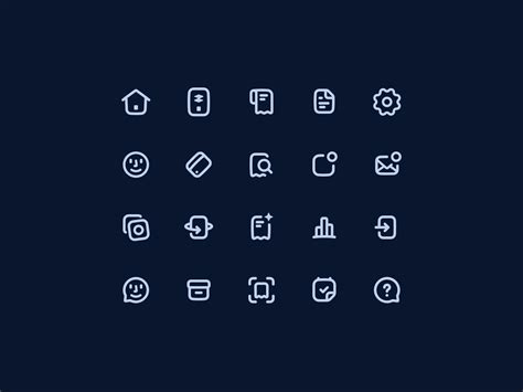 24 × 24 Icon set 💳 by Marcus Gellermark on Dribbble