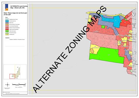 (PDF) ALTERNATE Land Zoning Map - Sheet LZN 001 Note: These maps ... · map identification number ...