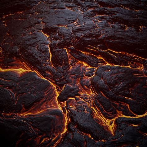 ArtStation - Cooling Lava Study 2