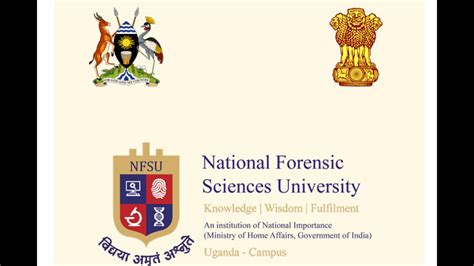 INAUGURATION OF THE NATIONAL FORENSIC SCIENCE UNIVERSITY (NFSU-INDIA/UGANDA CAMPUS) - YouTube