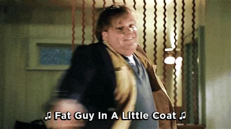 fat guy in a little coat on Tumblr