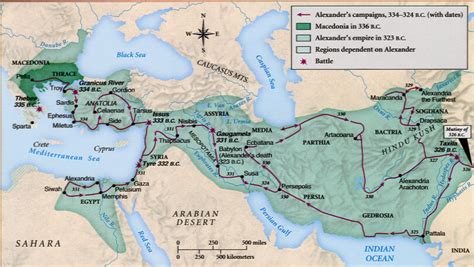 Maps of Greece - Macedonian History