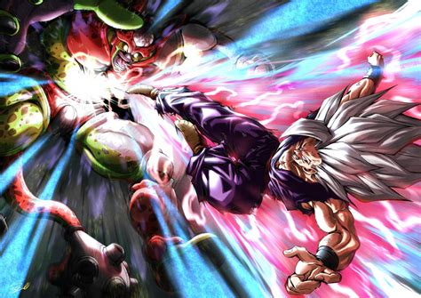 デスクトップ壁紙 : ドラゴンボールスーパー, Dragon Ball Super Super Hero, ごん, Gohan Beast, Cell Max 2048x1448 ...