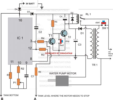 3 phase water level controller circuit diagram - Wiring Diagram and ...