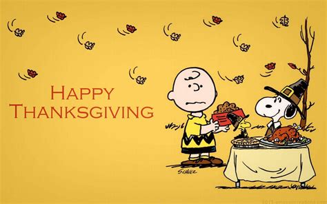 Peanuts Thanksgiving Wallpapers - Wallpaper Cave